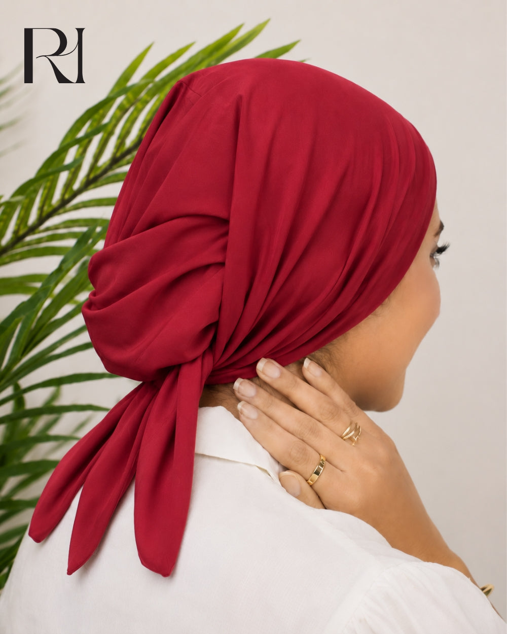 Haya Cotton Blend Tie-Back Hijab Cap – Crismon