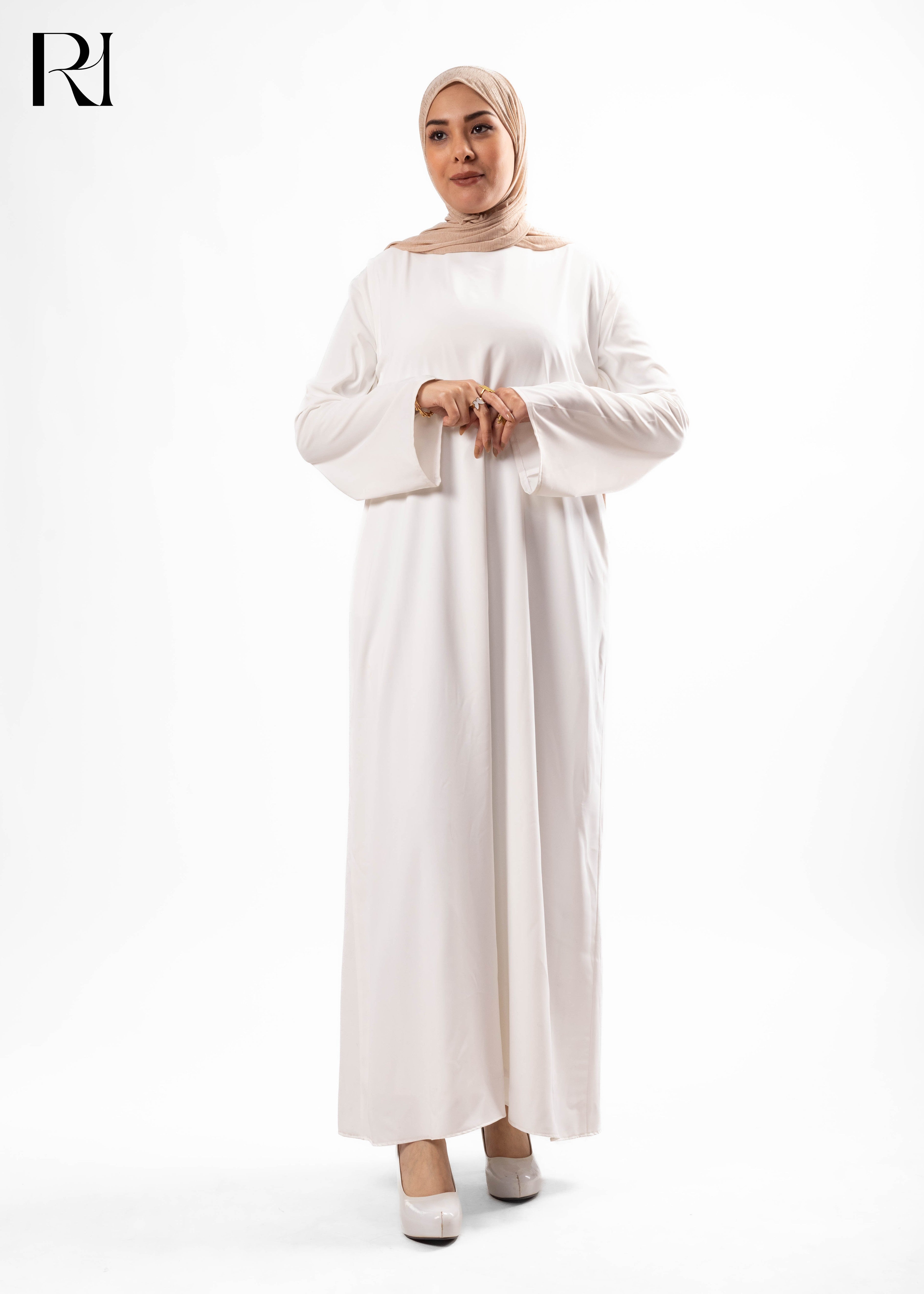 Serene Ivory Modest Maxi Dress