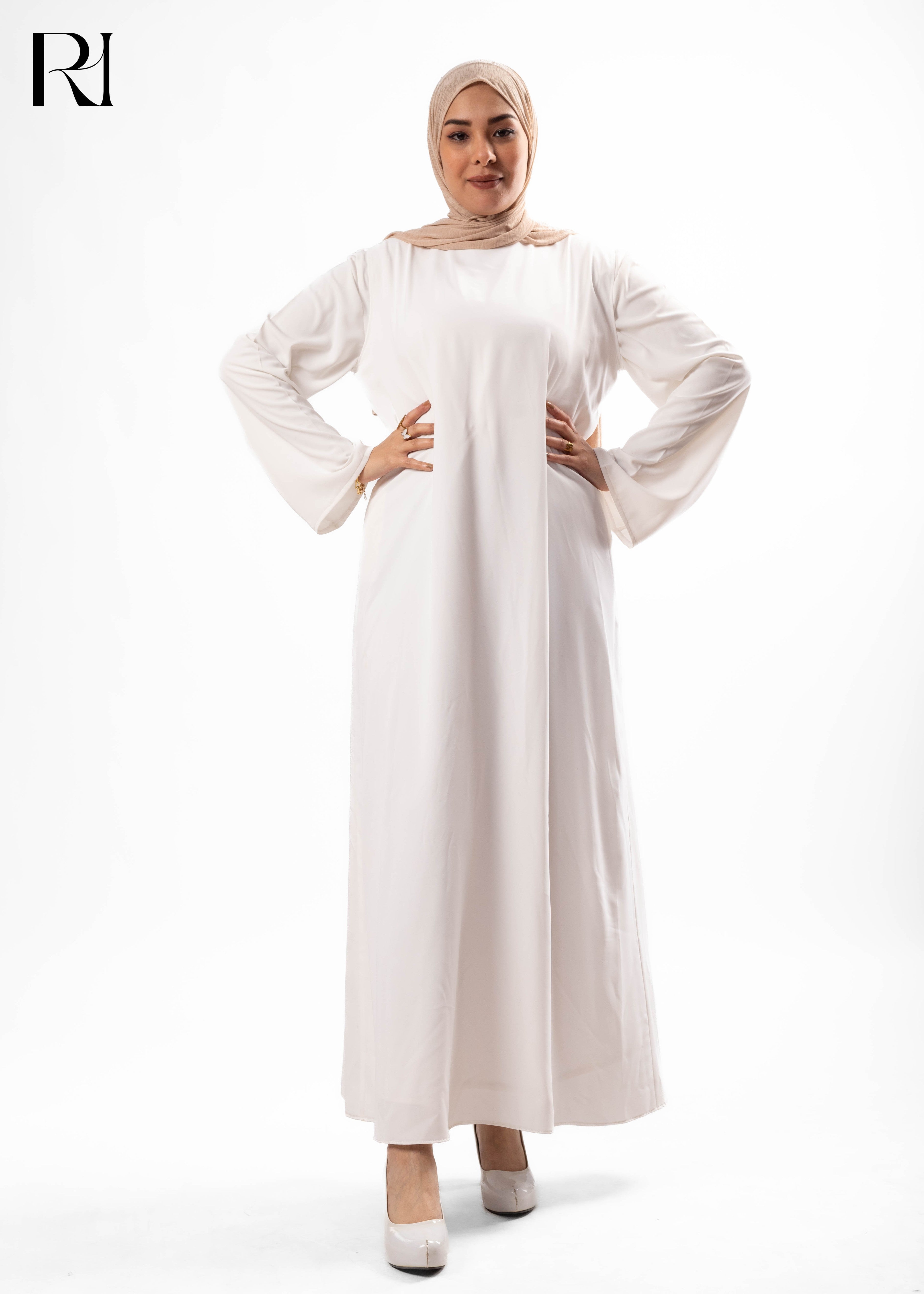 Serene Ivory Modest Maxi Dress