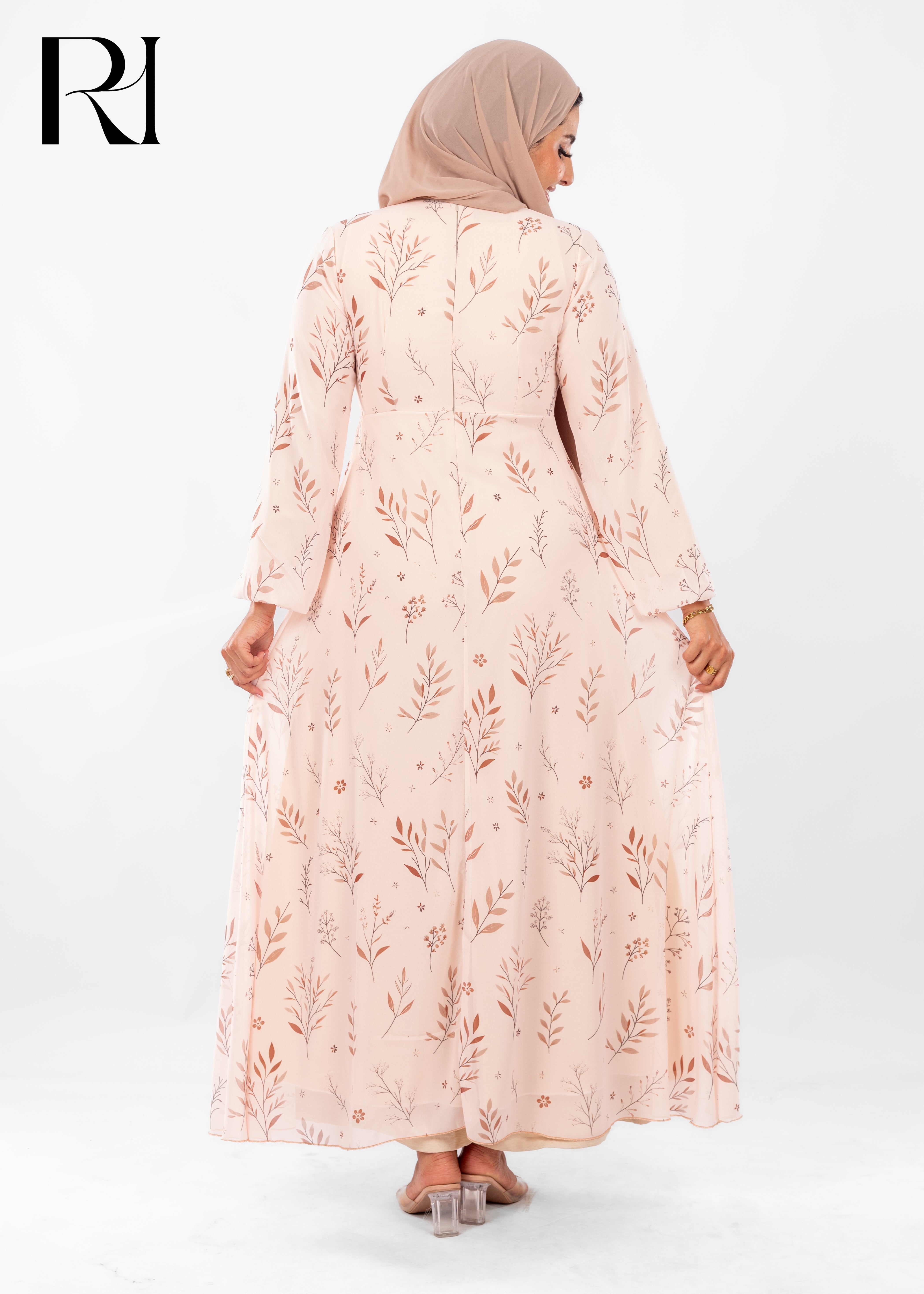 Whispering Branches Modest Maxi Dress