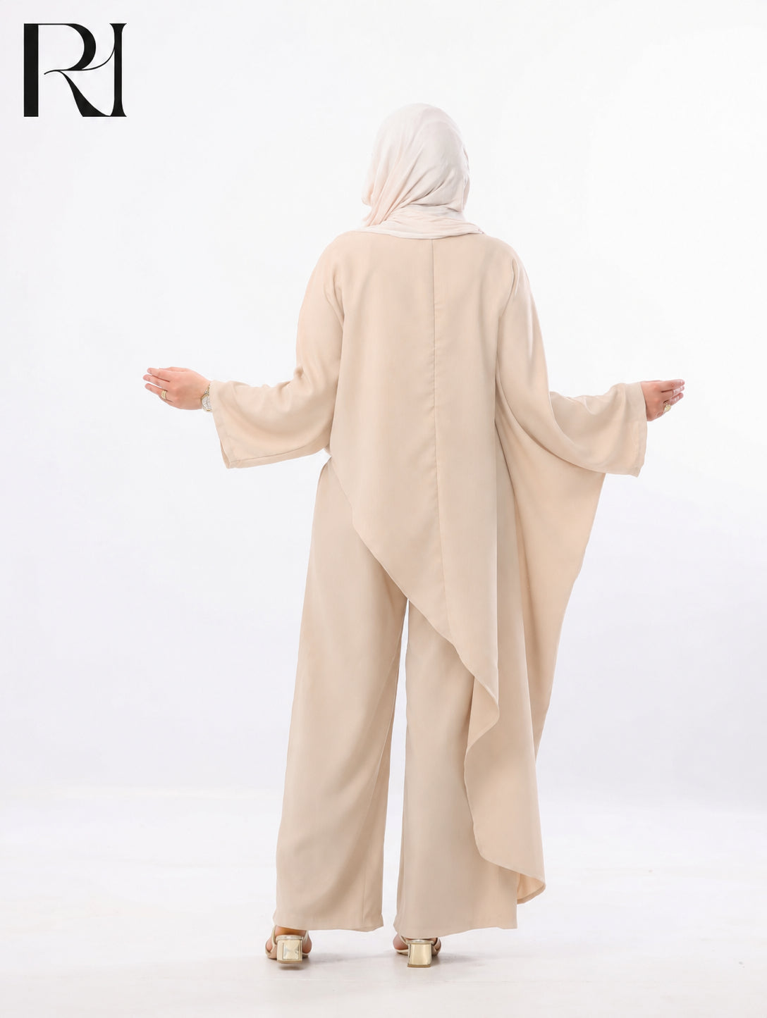 Nadia Flow Two Piece Set – Beige