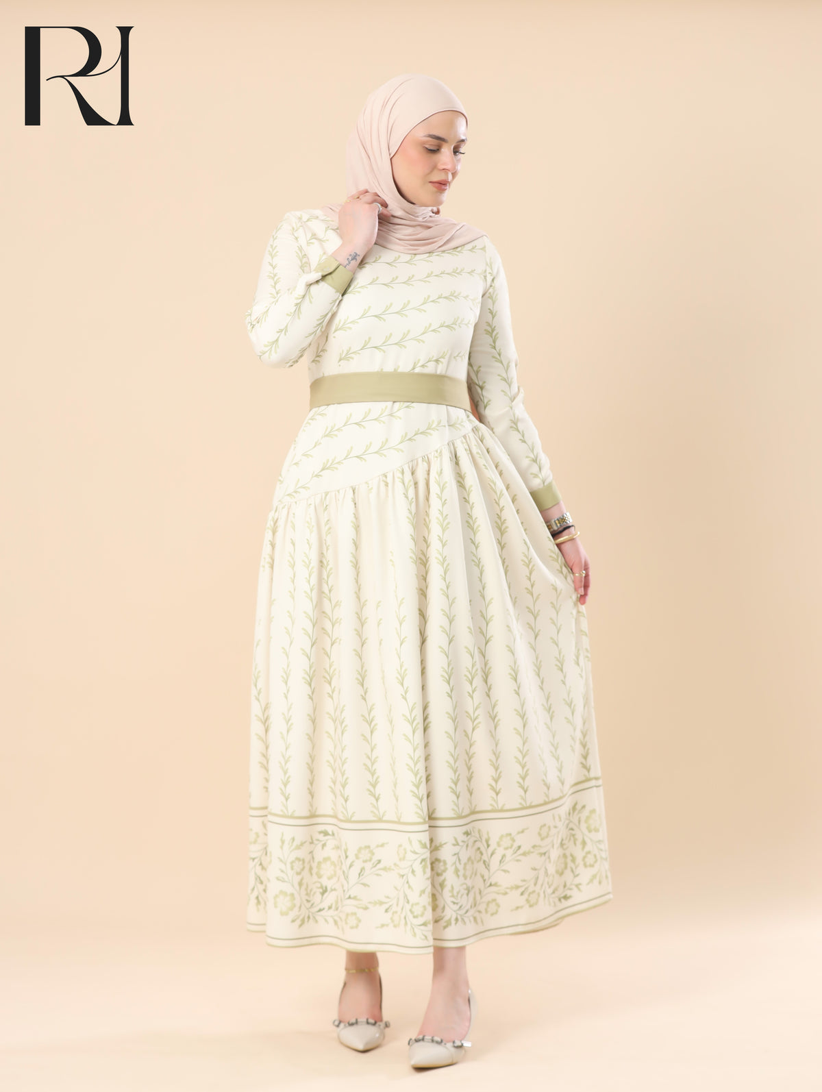 crepe maxi dress