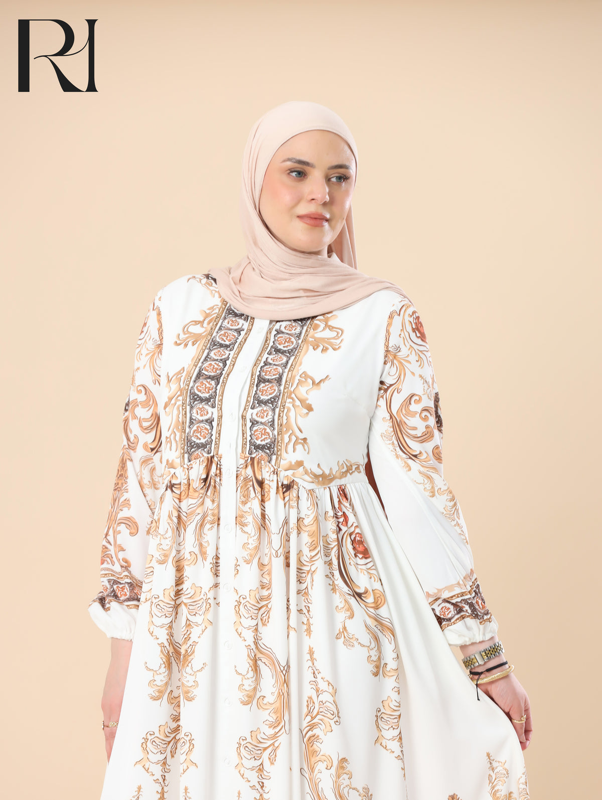 ivory dress maxi