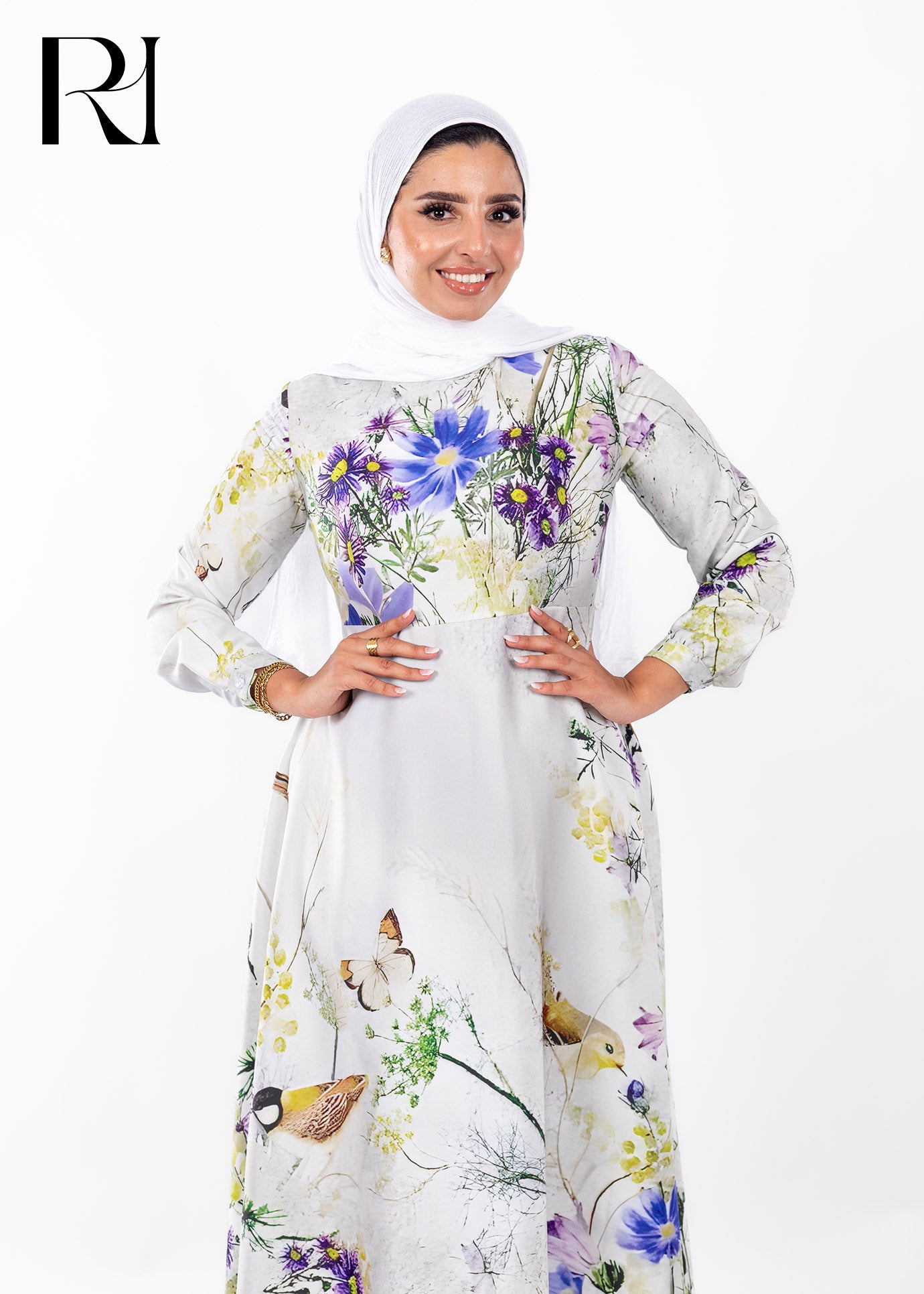 Wild Meadow Bloom Modest Maxi Dress