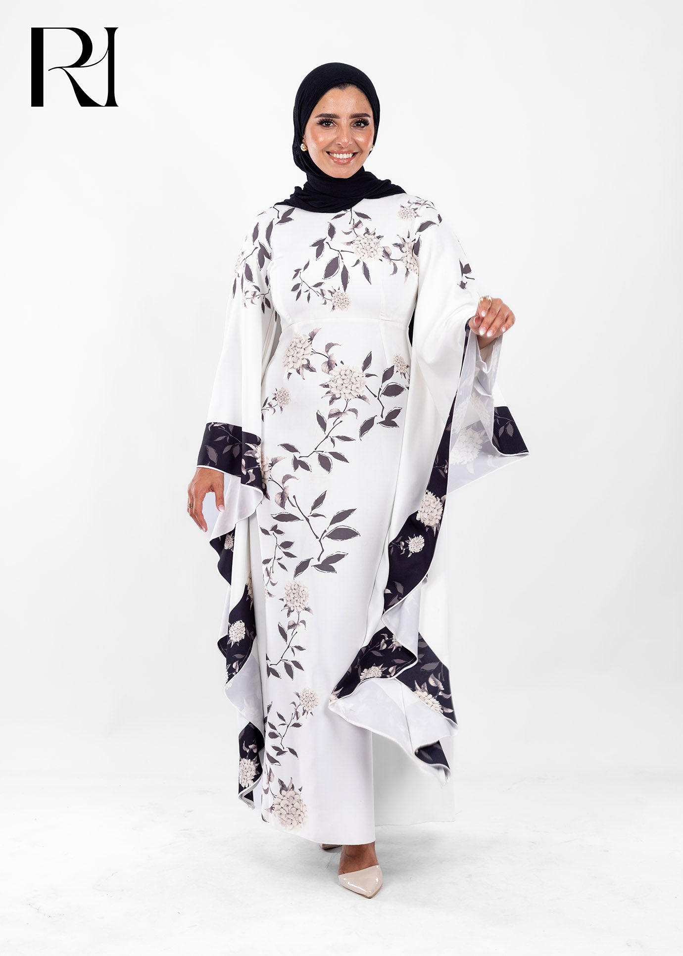 Ethereal Bloom Modest Maxi Dress