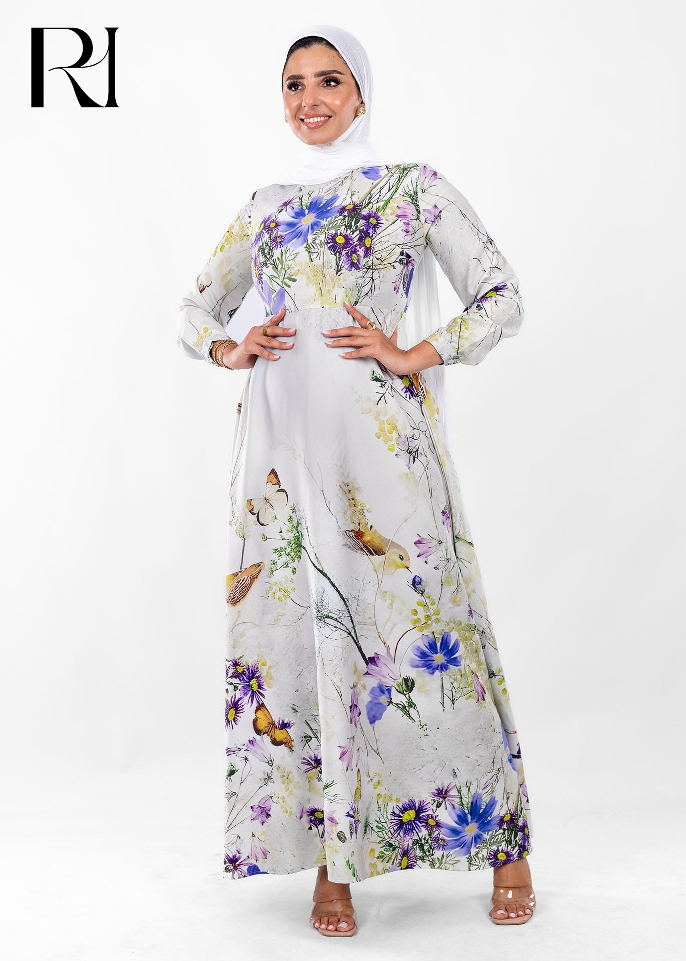 Wild Meadow Bloom Modest Maxi Dress