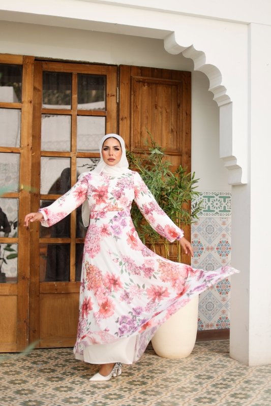 Hana Modest Dress - Ruehaya