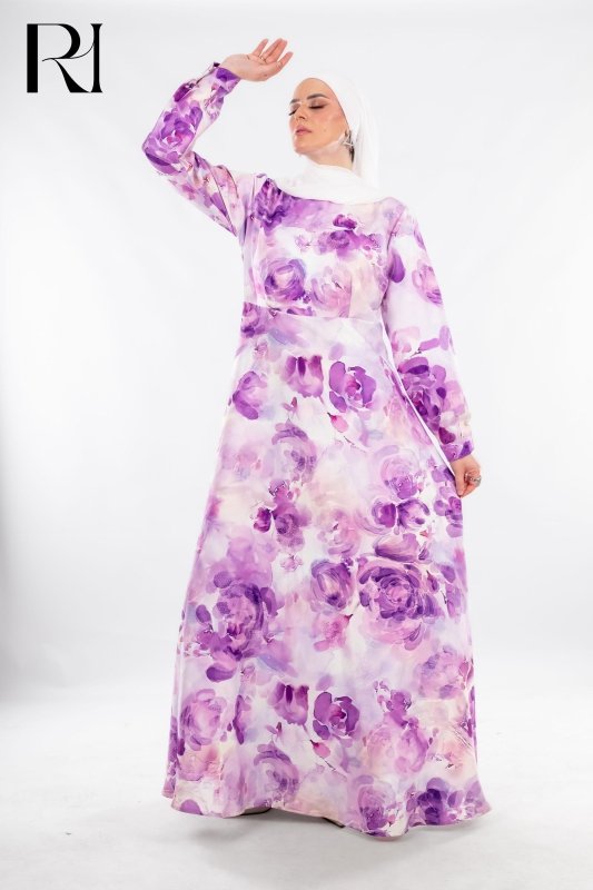 Lavender Drift A Dream in Soft Watercolor Florals - Ruehaya