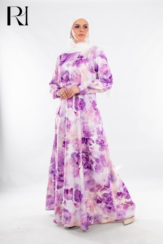 Lavender Drift A Dream in Soft Watercolor Florals - Ruehaya