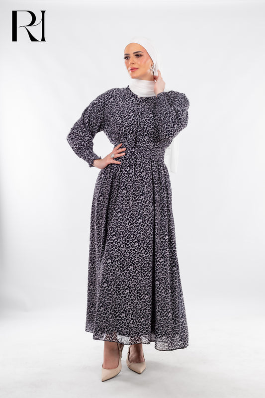Leopard Print Maxi with Effortless Attitude - Ruehaya