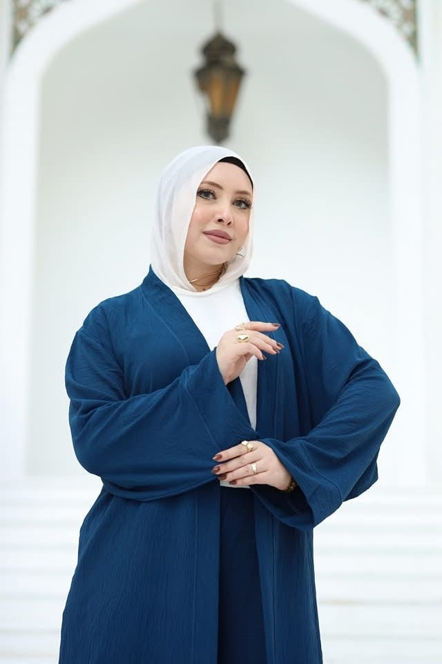 Navy blue Two Piece Modest Set - Ruehaya