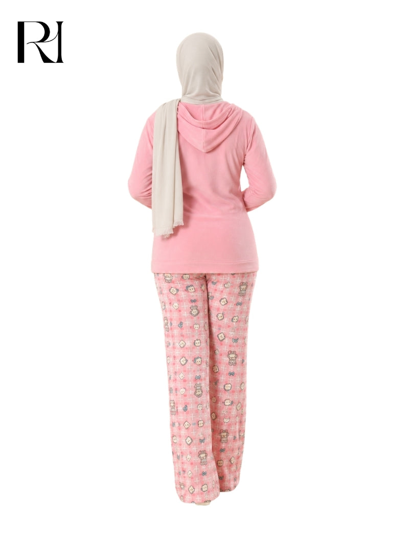 MIRA SOFT LOUNGEWEAR SET – SOFT PINK FLORAL