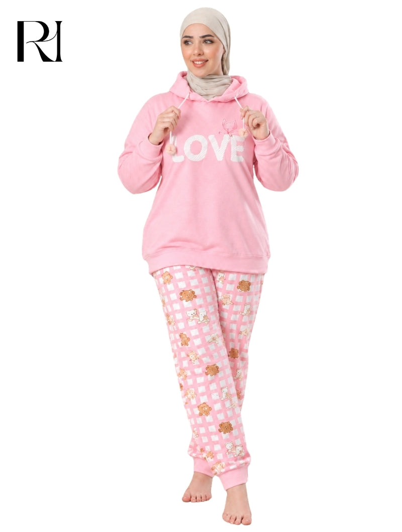MIRA COZY LOUNGEWEAR SET – SOFT PINK