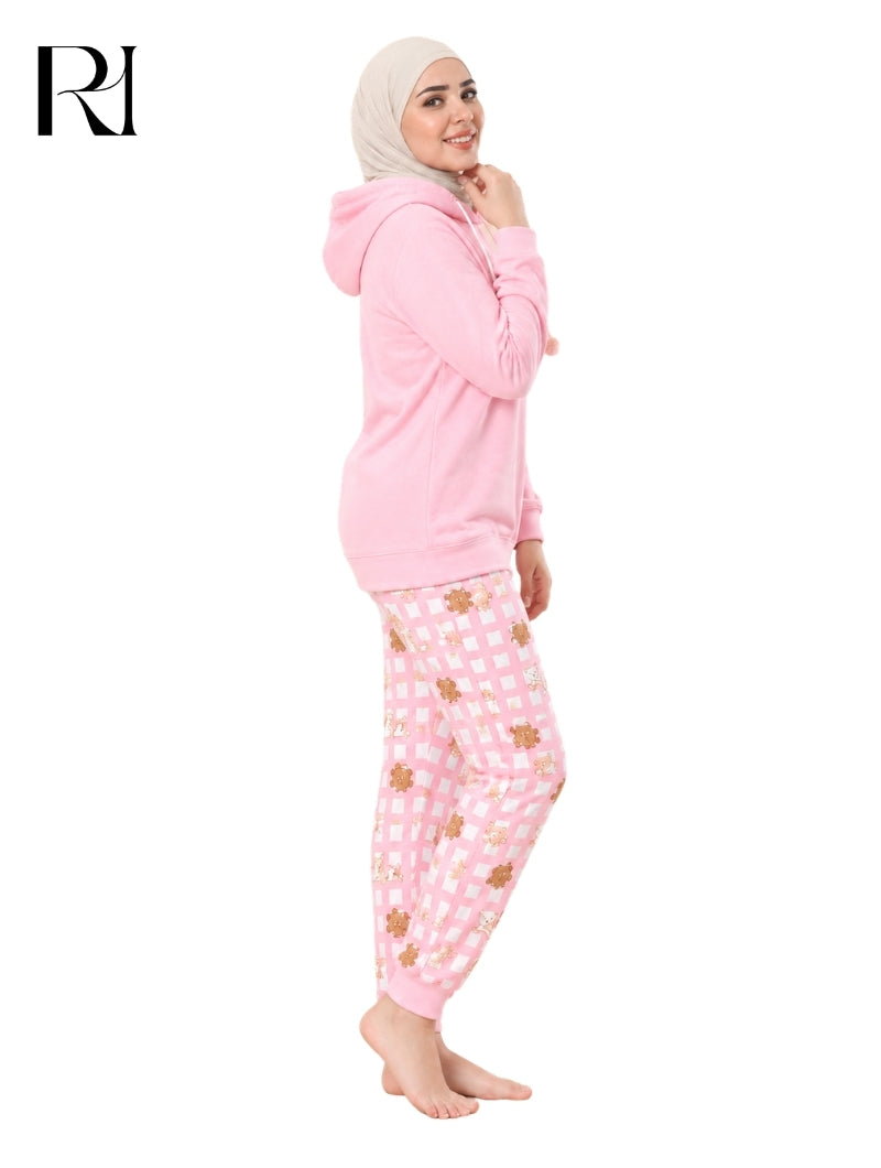 MIRA COZY LOUNGEWEAR SET – SOFT PINK