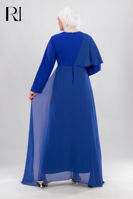 Raya Topaz Charm Modest Elegant Jumpsuit - Ruehaya