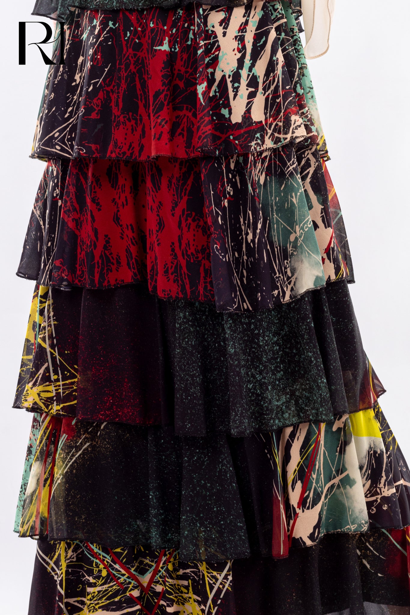 Rue Haya’s Artistic Tiered Dress - Ruehaya