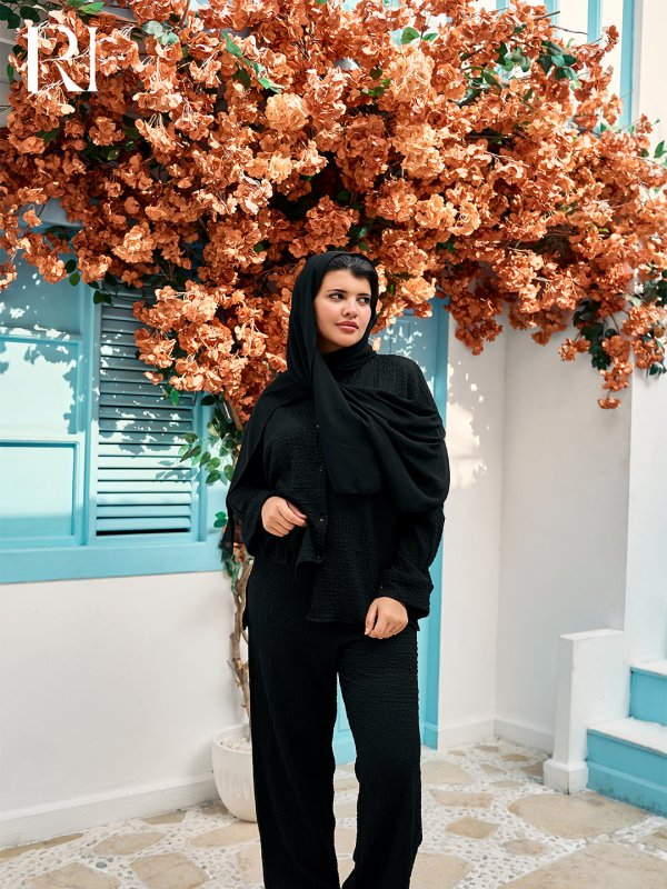 Timeless Black Co Ord Set - Ruehaya