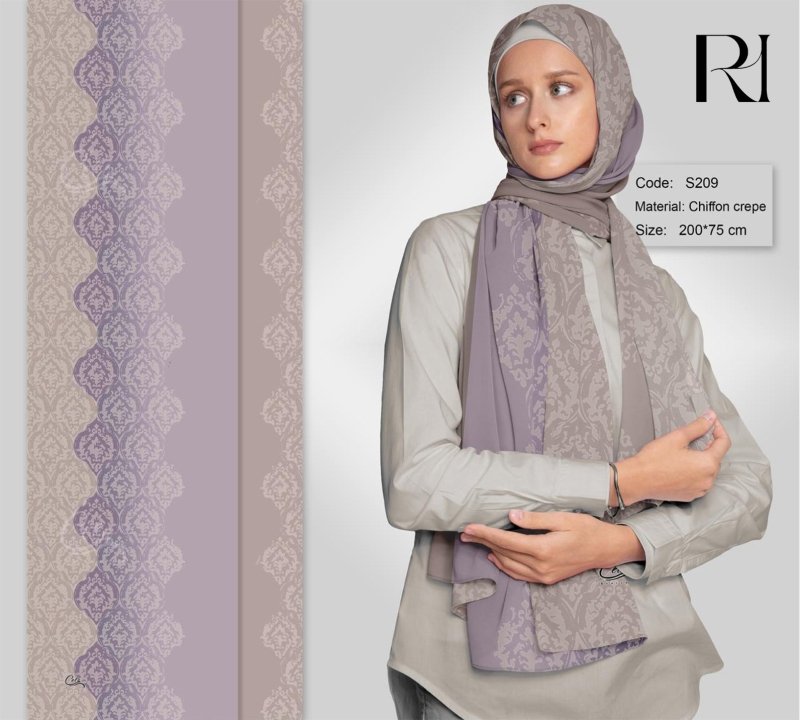 Timeless Modest Fashion Soft Chiffon Hijabs with a Royal Touch - Ruehaya
