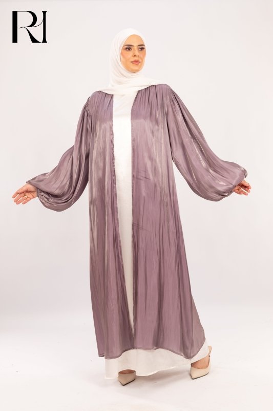 Twilight Mist, Flow Through Elegance in Smoky Mauve - Ruehaya