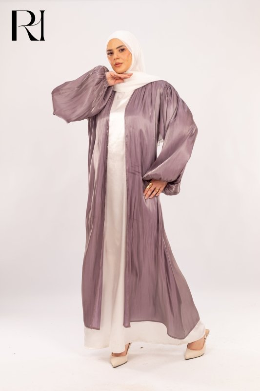Twilight Mist, Flow Through Elegance in Smoky Mauve - Ruehaya