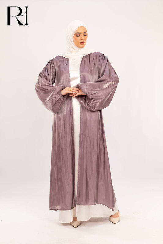 Twilight Mist, Flow Through Elegance in Smoky Mauve - Ruehaya