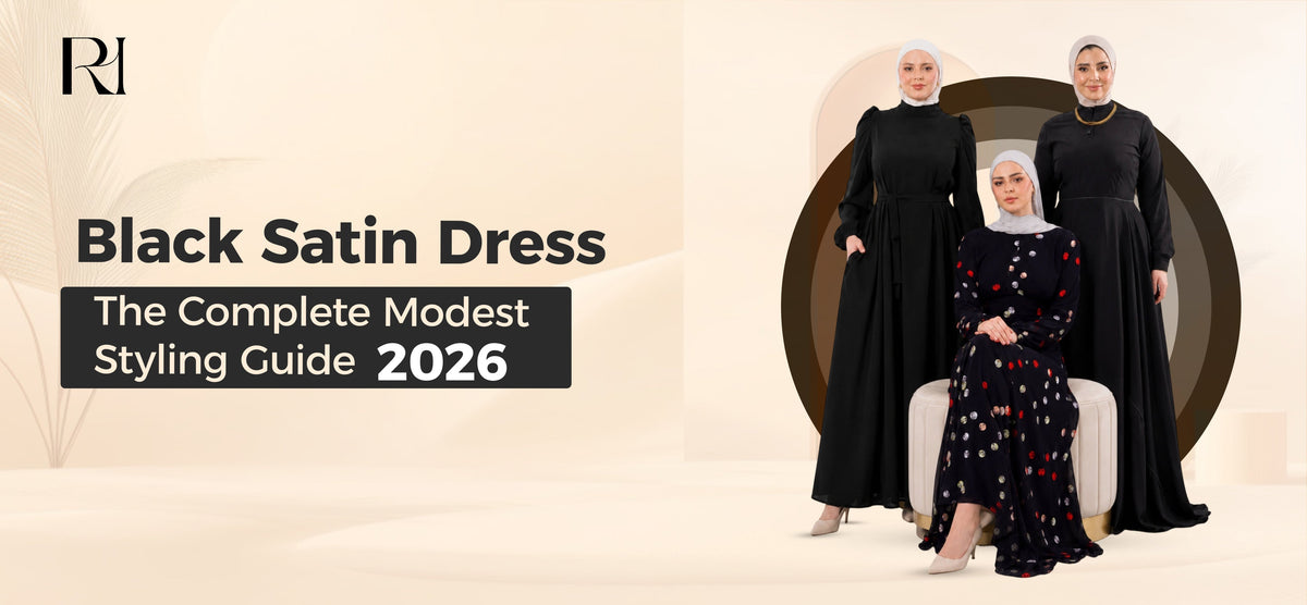 black satin dress