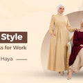 How to Style a Modest Dress for Work with Rue Haya