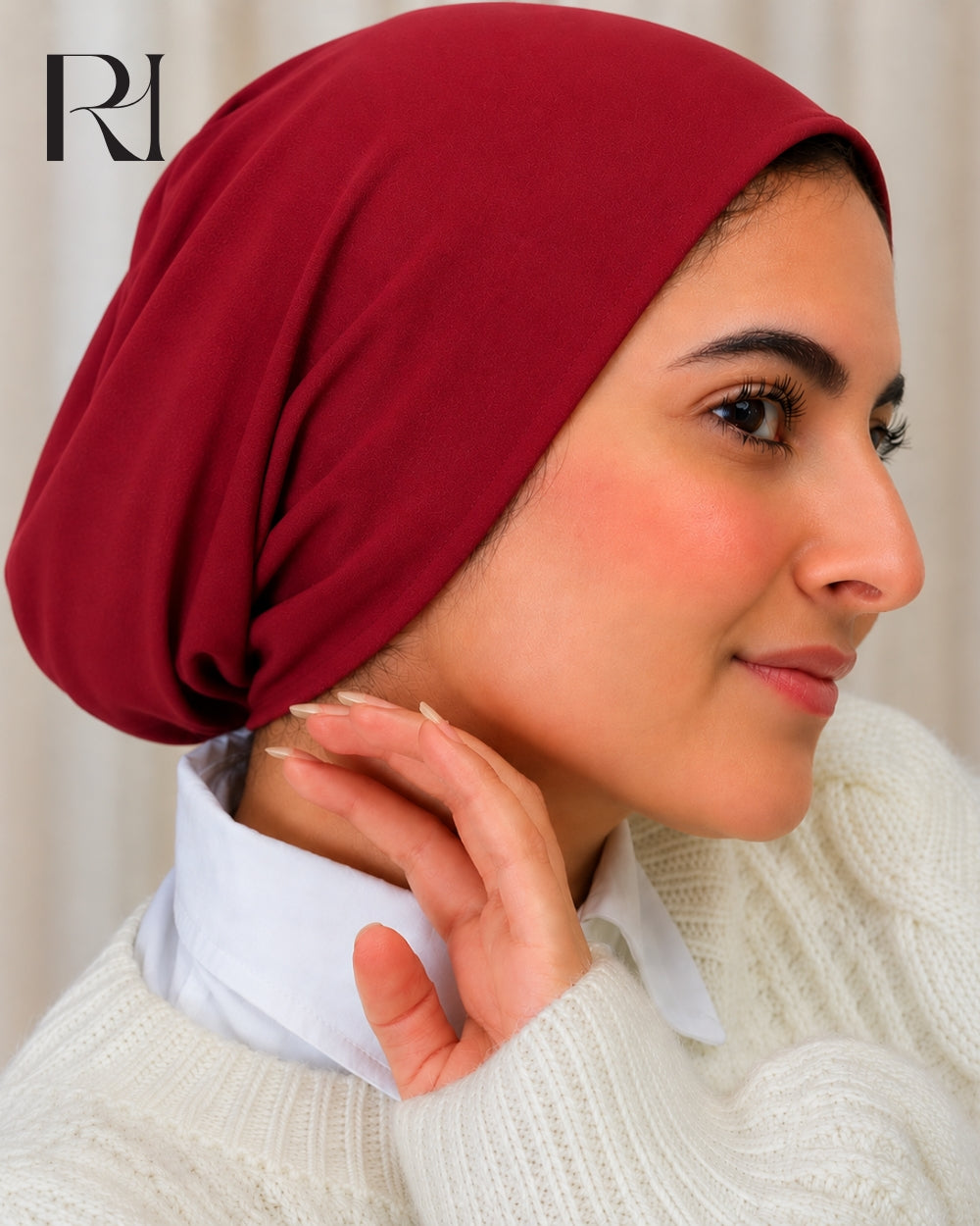 Haya Cotton Blend Hijab Cap – Crismon