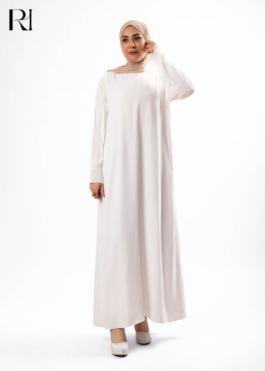 Serene Ivory Modest Maxi Dress