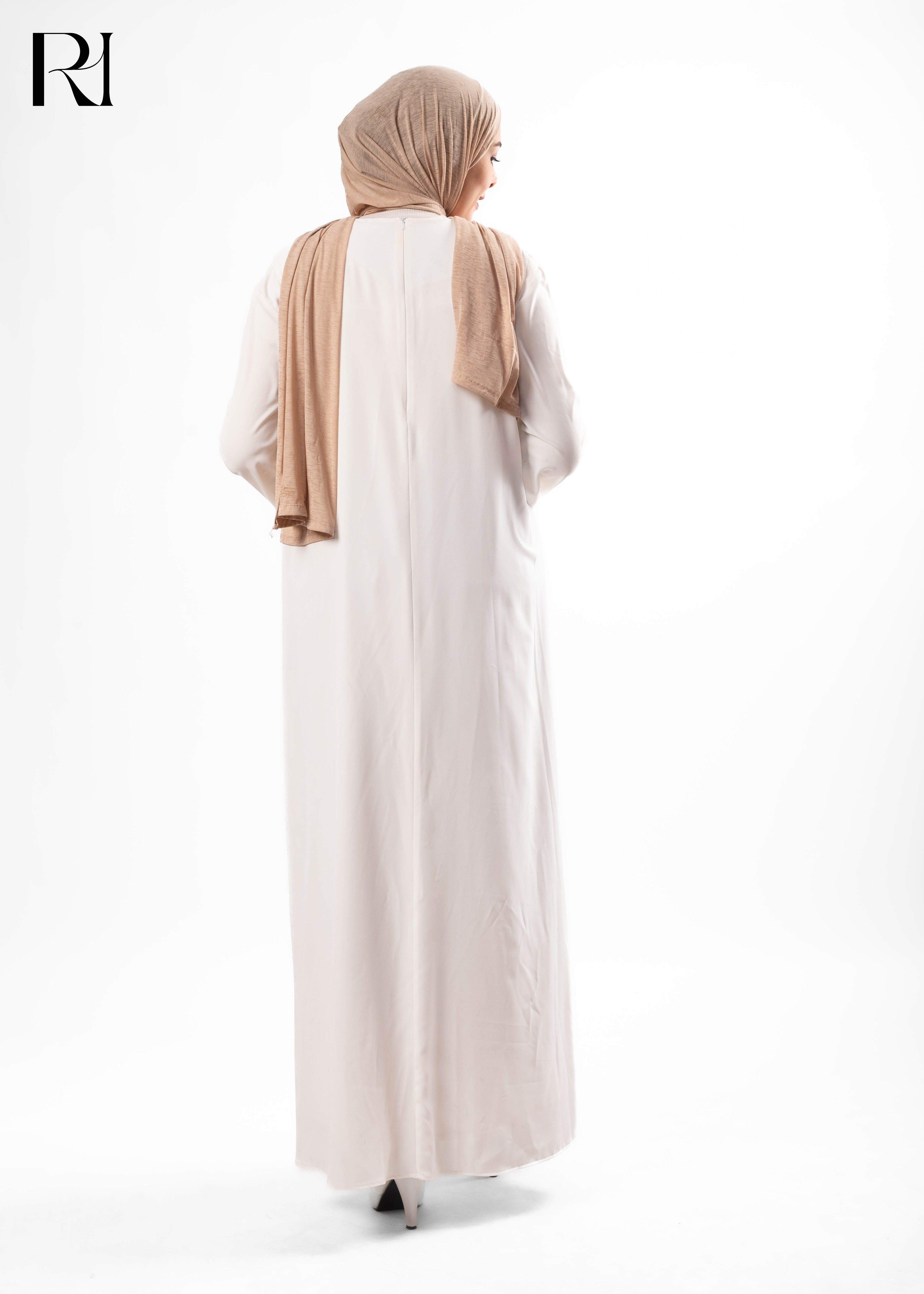 Serene Ivory Modest Maxi Dress