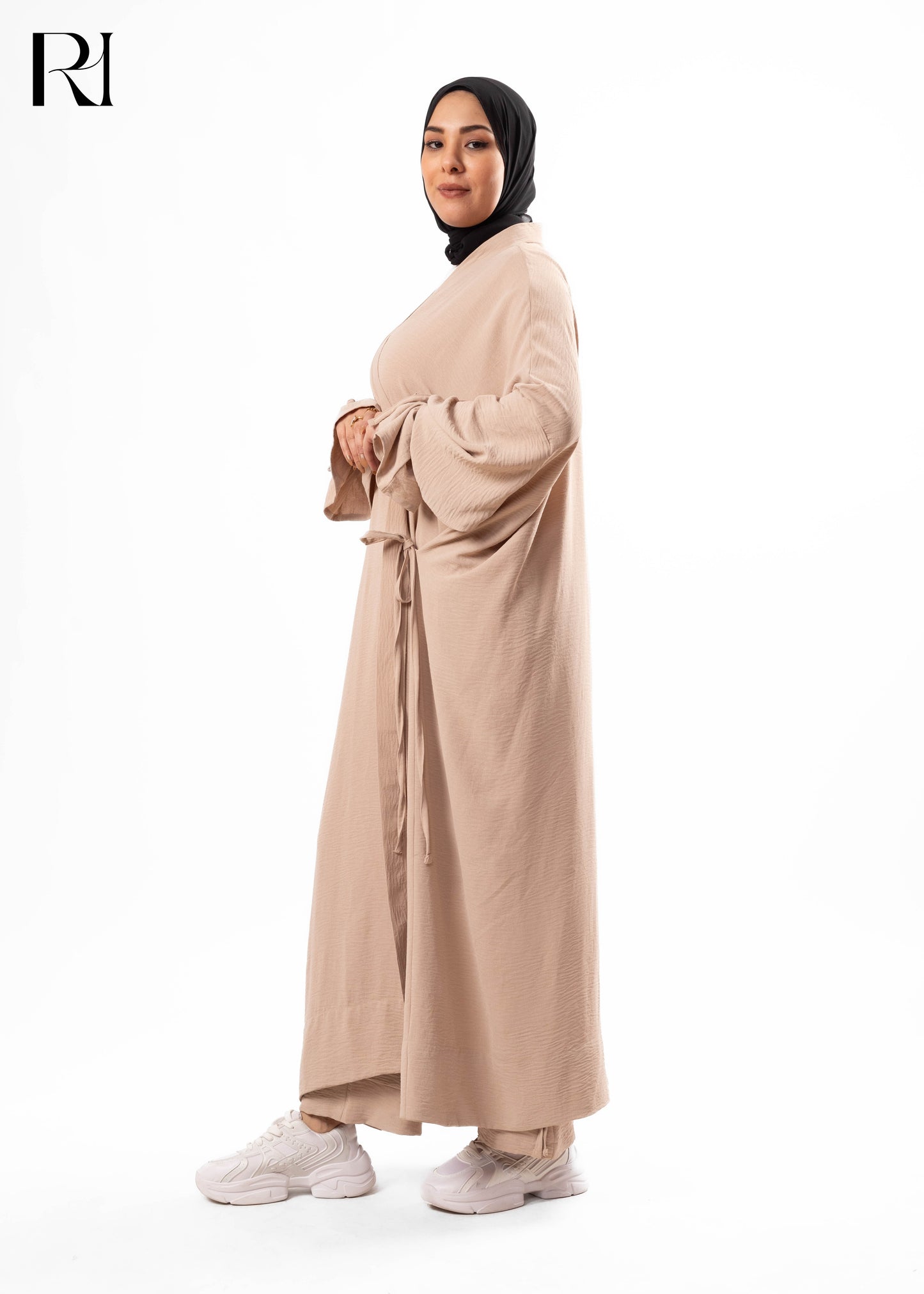 Desert Sand Modest Wrap Abaya