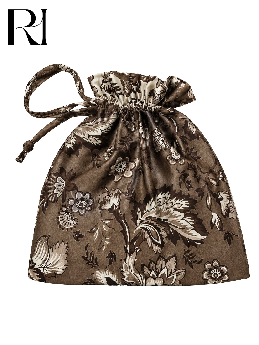 Noor Mocha Florentine Blended Satin Prayer Gown – Brown