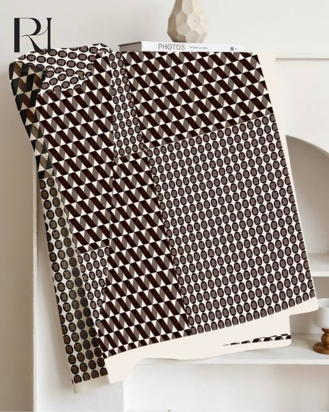 Espresso Lattice Chiffon Hijab