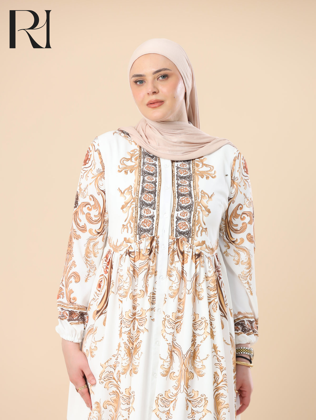 ivory dress maxi