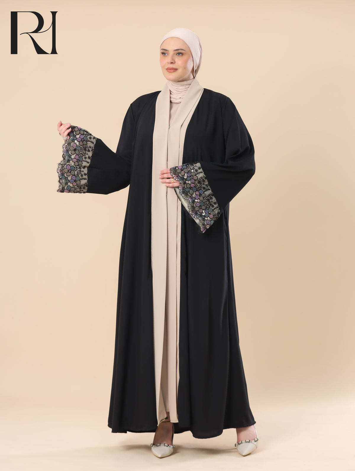 embellished abaya set