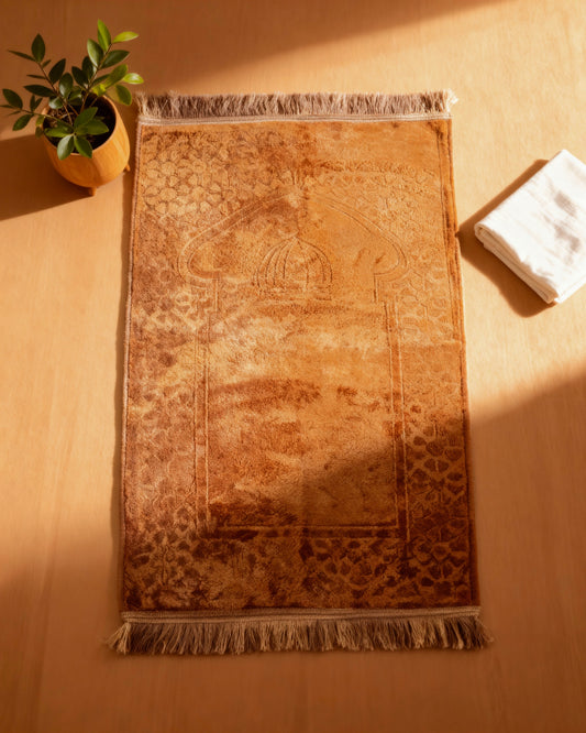 Desert Glow Warm Textured Prayer Mat