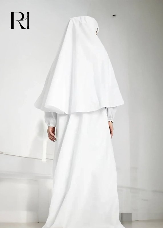 White Pilgrimage Abaya