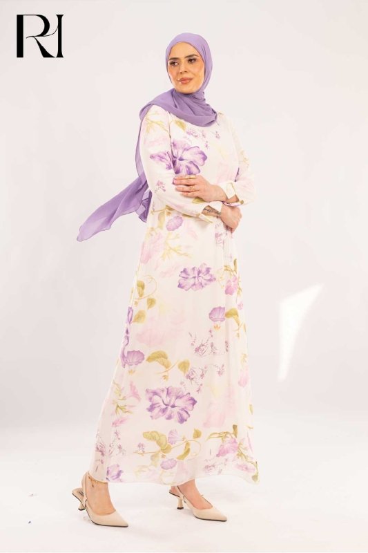 Laila Lavender Dress - Ruehaya