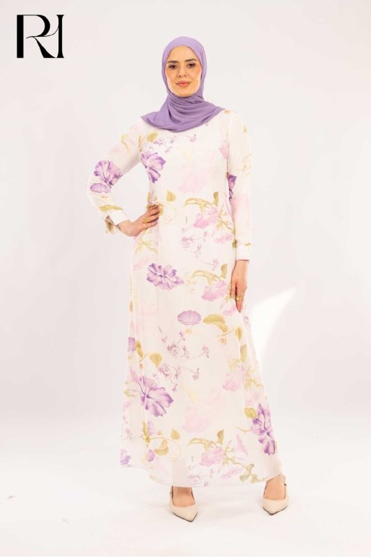 Laila Lavender Dress - Ruehaya