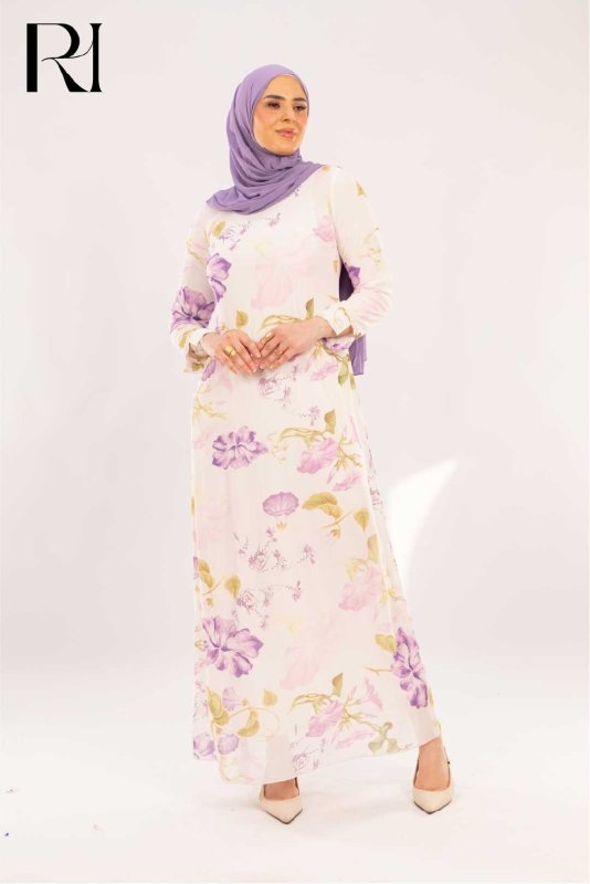 Laila Lavender Dress - Ruehaya