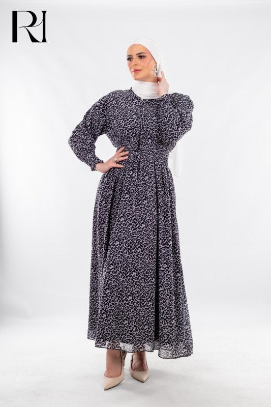Leopard Print Maxi with Effortless Attitude - Ruehaya