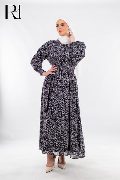Leopard Print Maxi with Effortless Attitude - Ruehaya