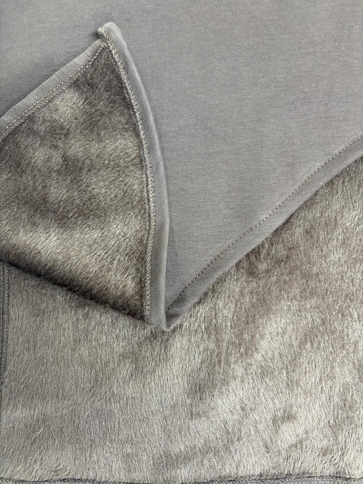 HANA CLOUD FLEECE-LINED TWO PIECE SET - GRAY