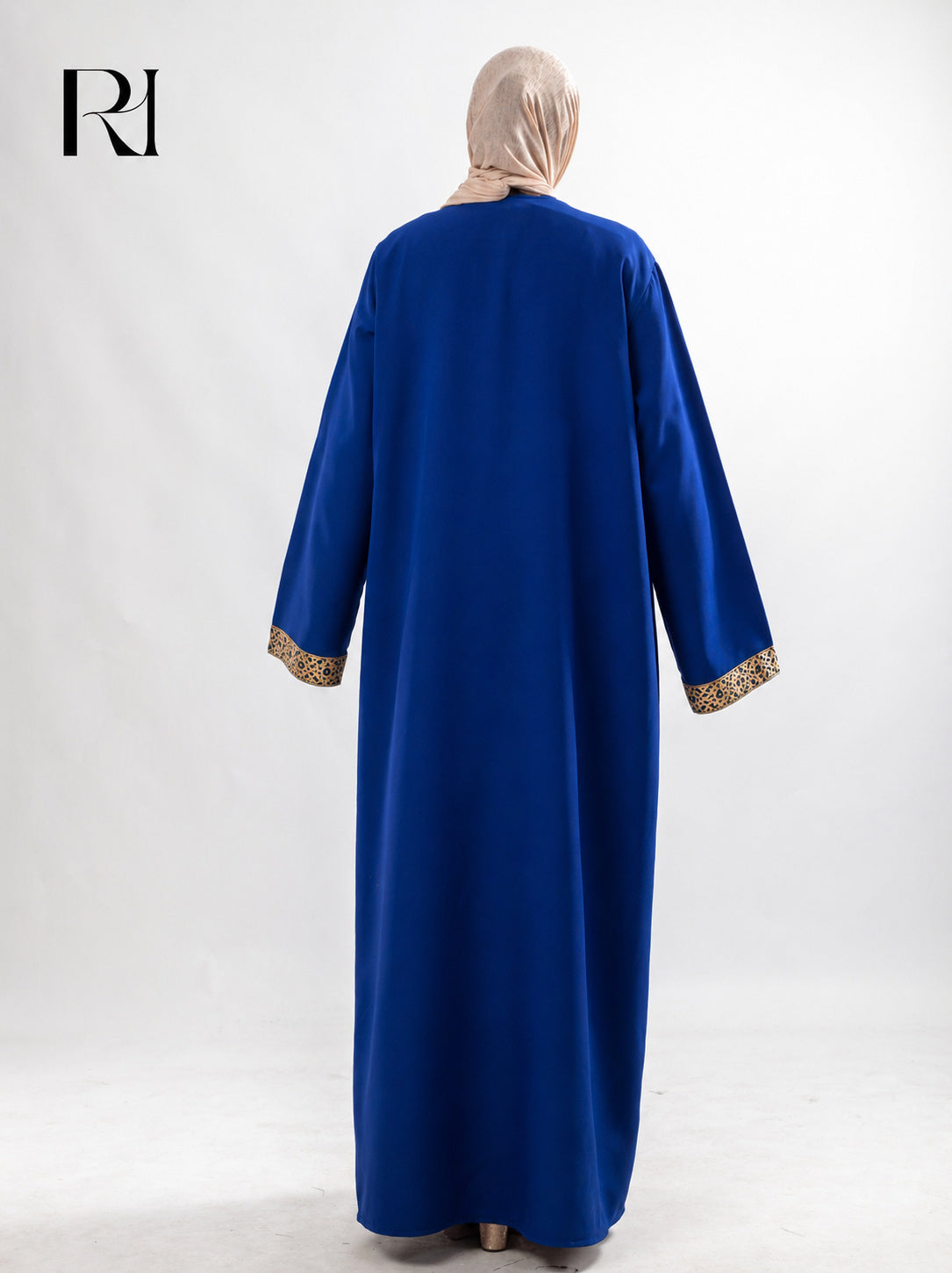 Amira Heritage Soft Crepe Abaya Set – Navy