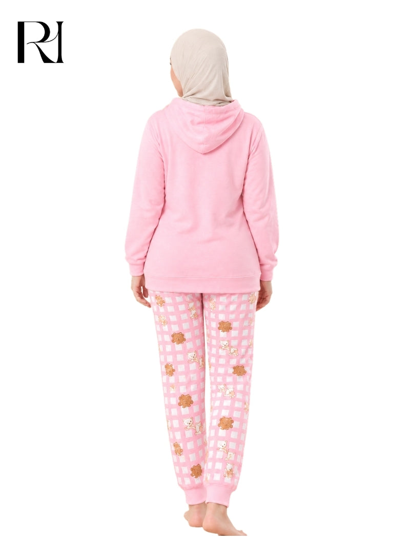 MIRA COZY LOUNGEWEAR SET – SOFT PINK