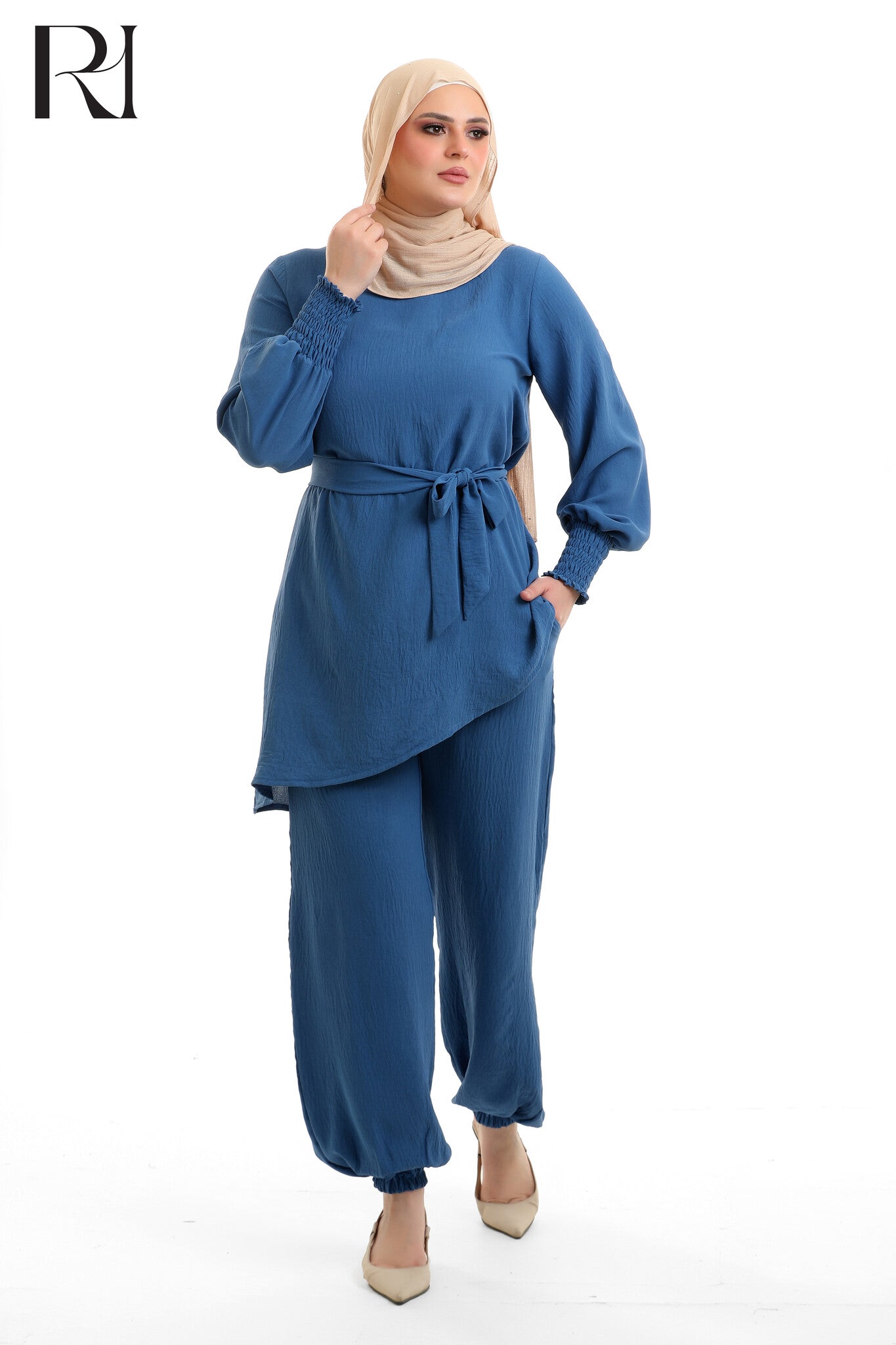 Linen-blend Grace Two-Piece Set - Multiple Colors