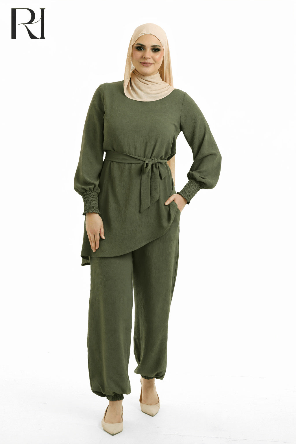 Linen-blend Grace Two-Piece Set - Multiple Colors