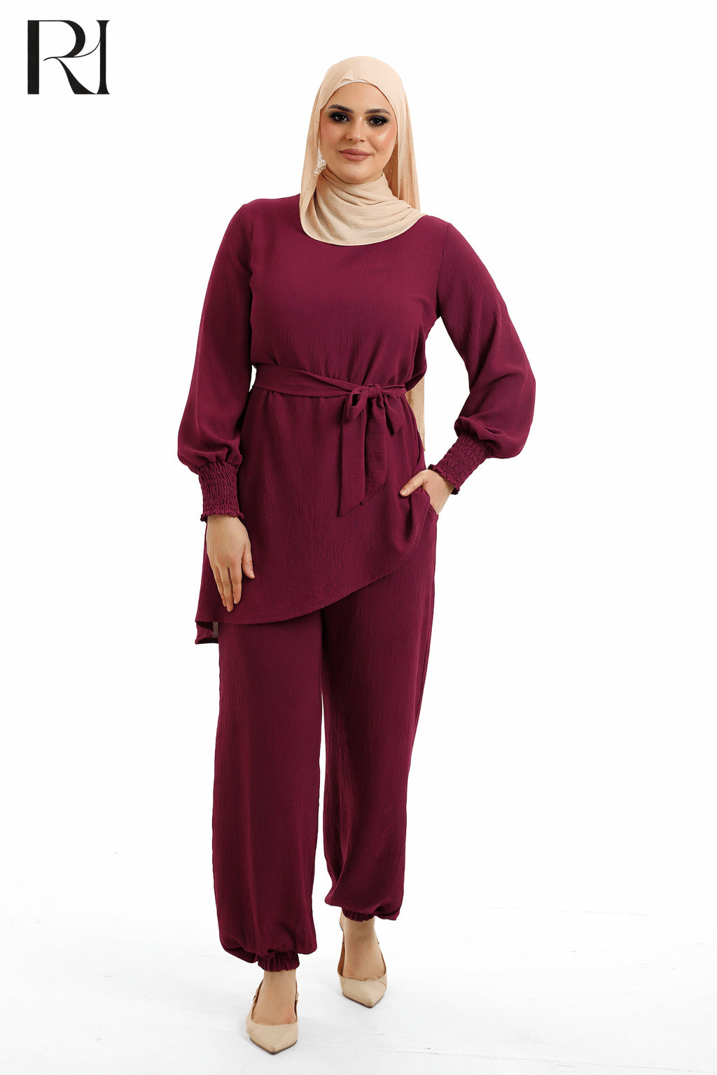 Linen-blend Grace Two-Piece Set - Multiple Colors