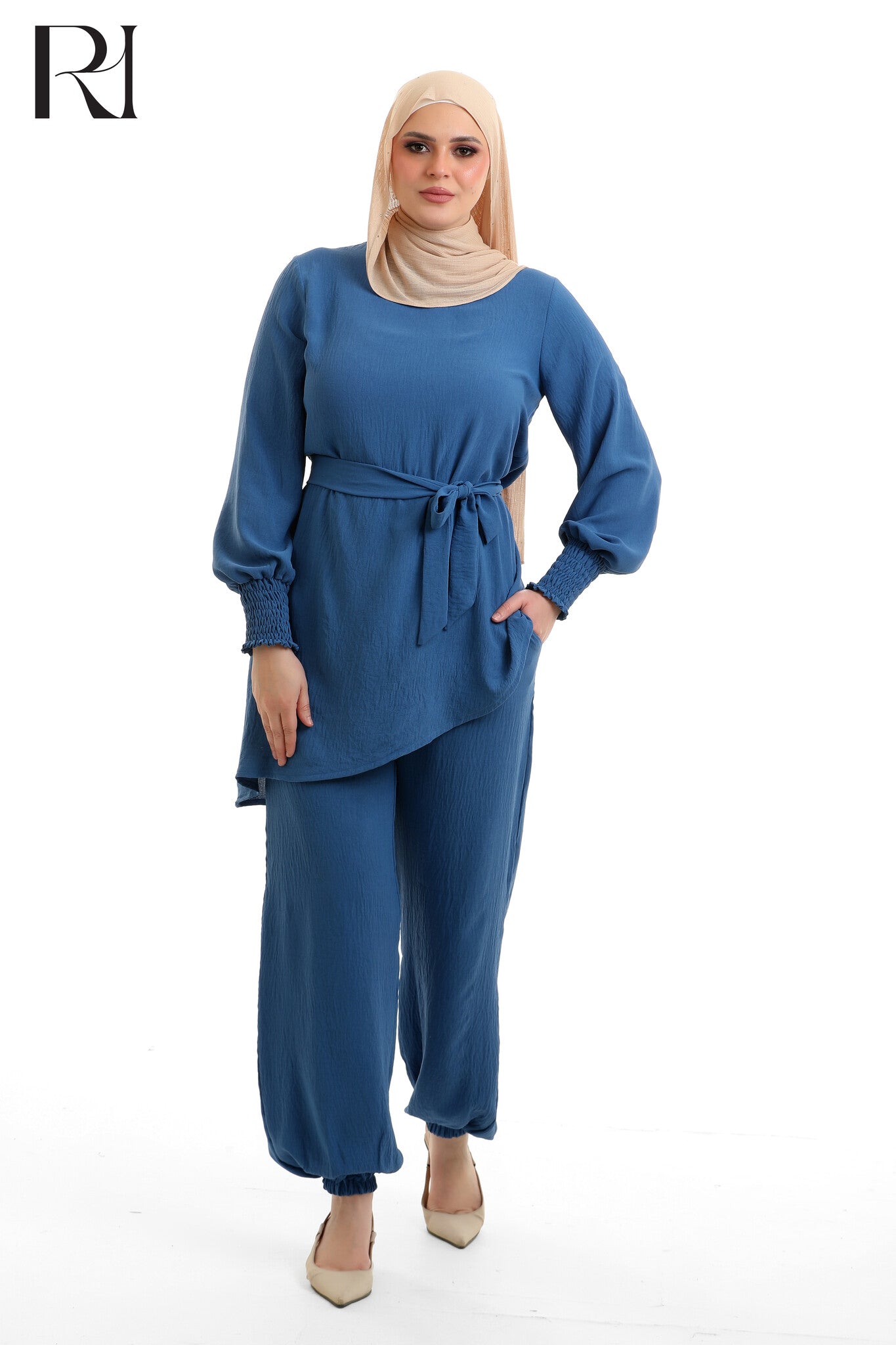 Linen-blend Grace Two-Piece Set - Multiple Colors