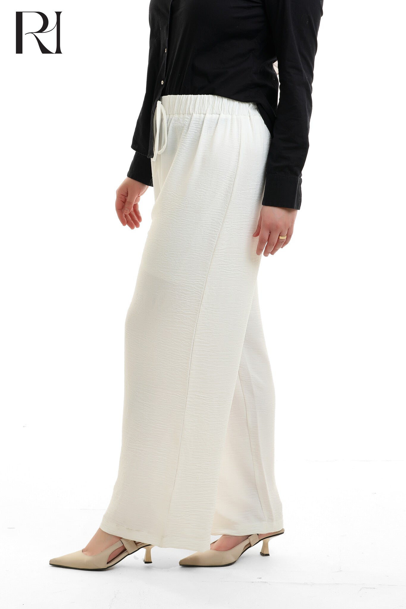 Linen-blend Ease Wide-Leg Trousers - Multiple Colors